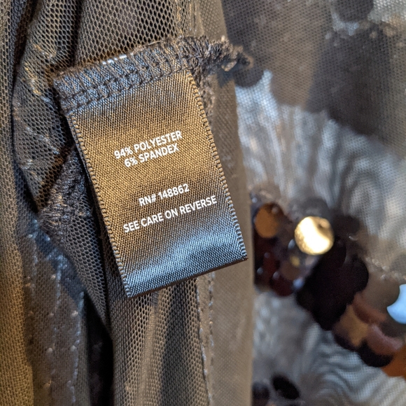 Torrid Sequin/Mesh Top Size 3 - Picture 6 of 7